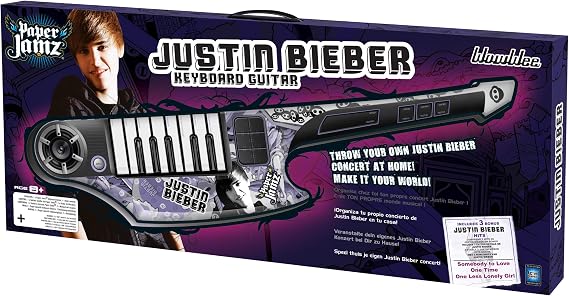 WowWee Paper Jamz Justin Bieber Keyboard Guitar