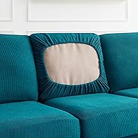 Vista 405 de CHUN YI - Funda elástica para sofá (7 piezas), funda para sofá de 3 plazas con tres respaldos y cojines separados con banda elástica, tela jacquard