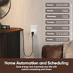 Wyze Plug, 2.4GHz WiFi Smart Plug, Compatible with Alexa, Google Assistant, IFTTT, No Hub Required, Four-Pack, White