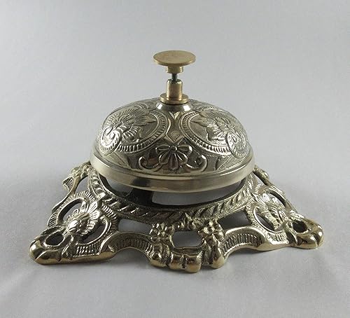 Miniatura 4 de ornamentada latón macizo Hotel Contador Bell