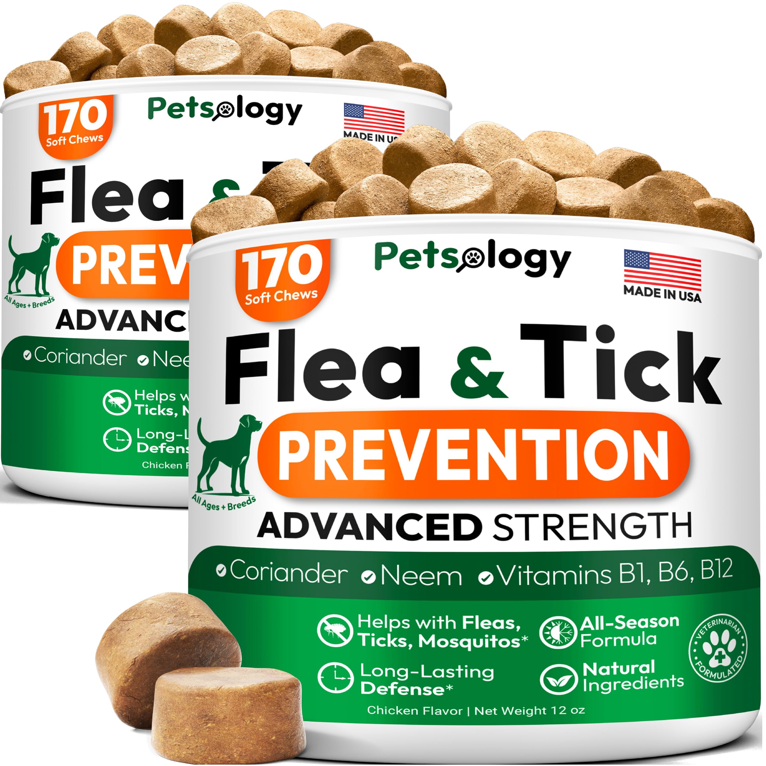 Petsology Flea and Tick Chews