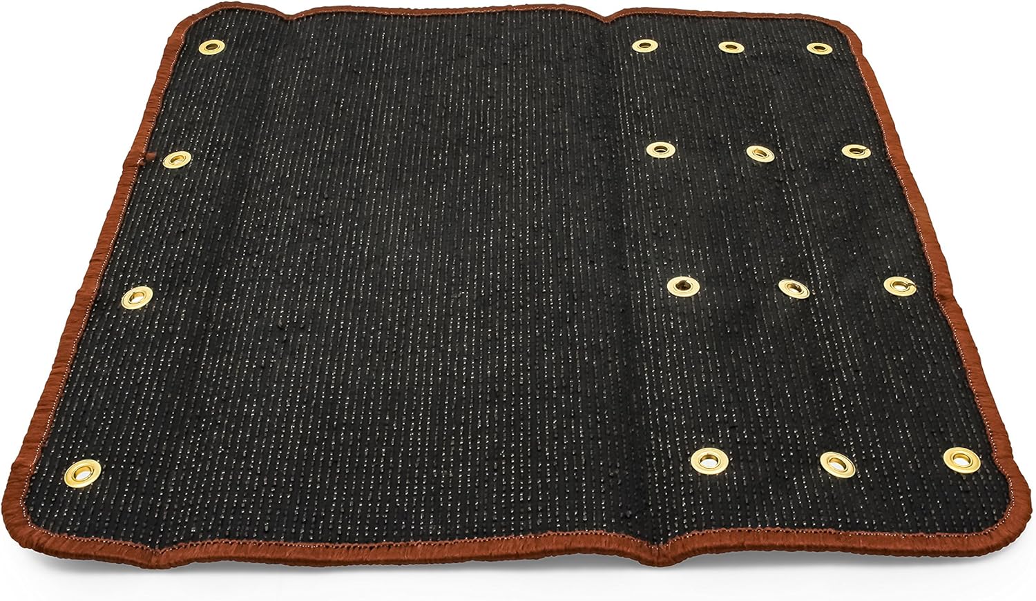 CAMCO 42944 Premium Wrap Around RV Step Rug (Turf Material (22" x 23"))Brown
