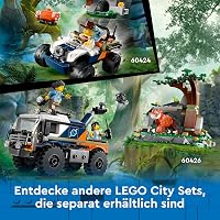 LEGO City Dzsungel Felfedező Helikopter - 881 Elemes Építőjáték 8+ Gyerekeknek, 5 Minifigurával és 3 Gorillával, 60437 8