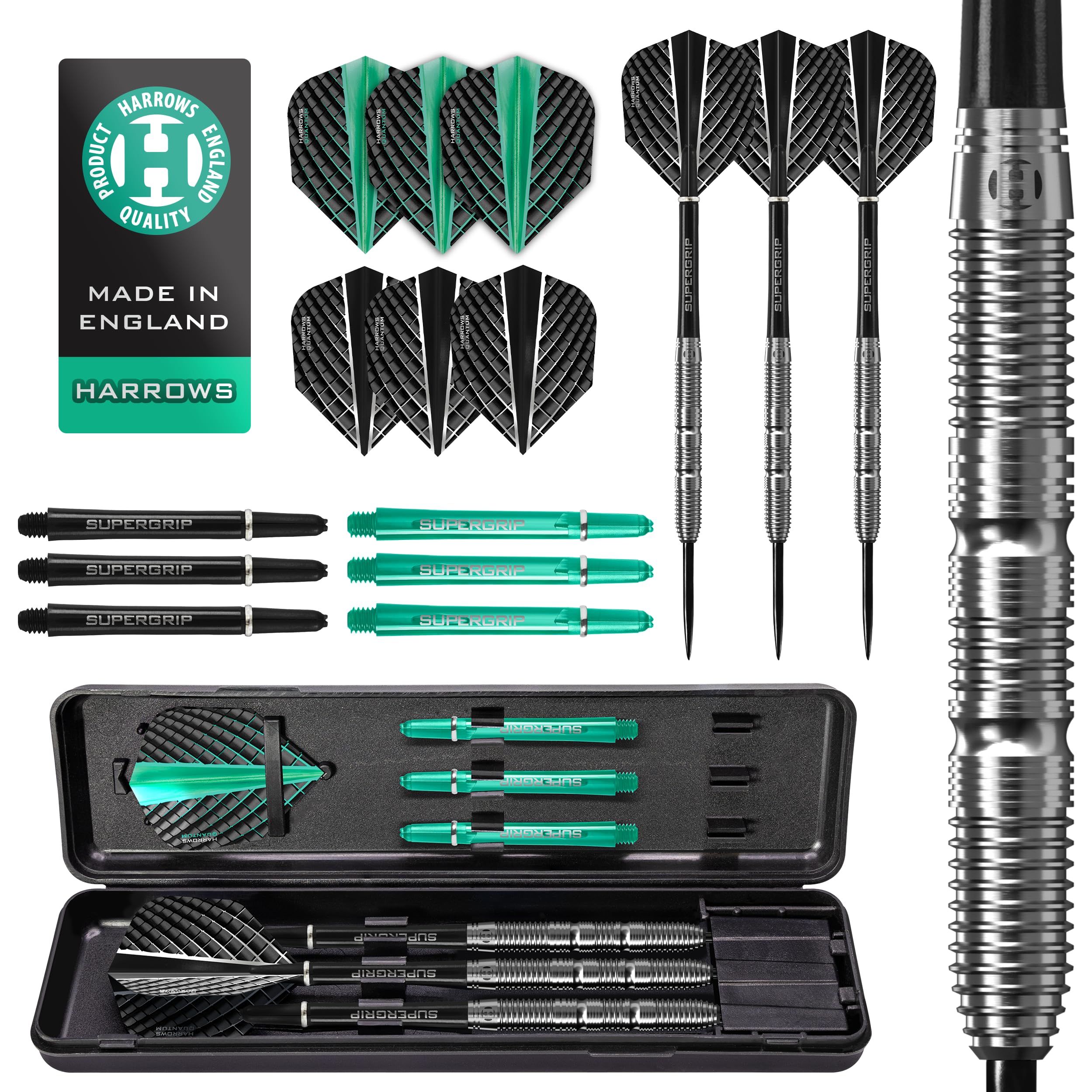 Harrows NX Elite 90% Tungsten Steel Tip Darts Set I 21g to 26g All
