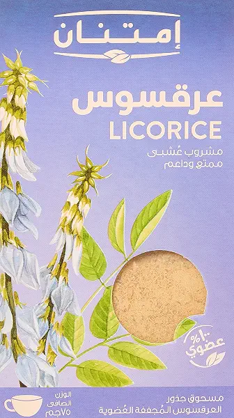 سعر ومواصفات امتنان مشروب العرقسوس العضوى 75جم (B083TG26QC) على Amazon EG