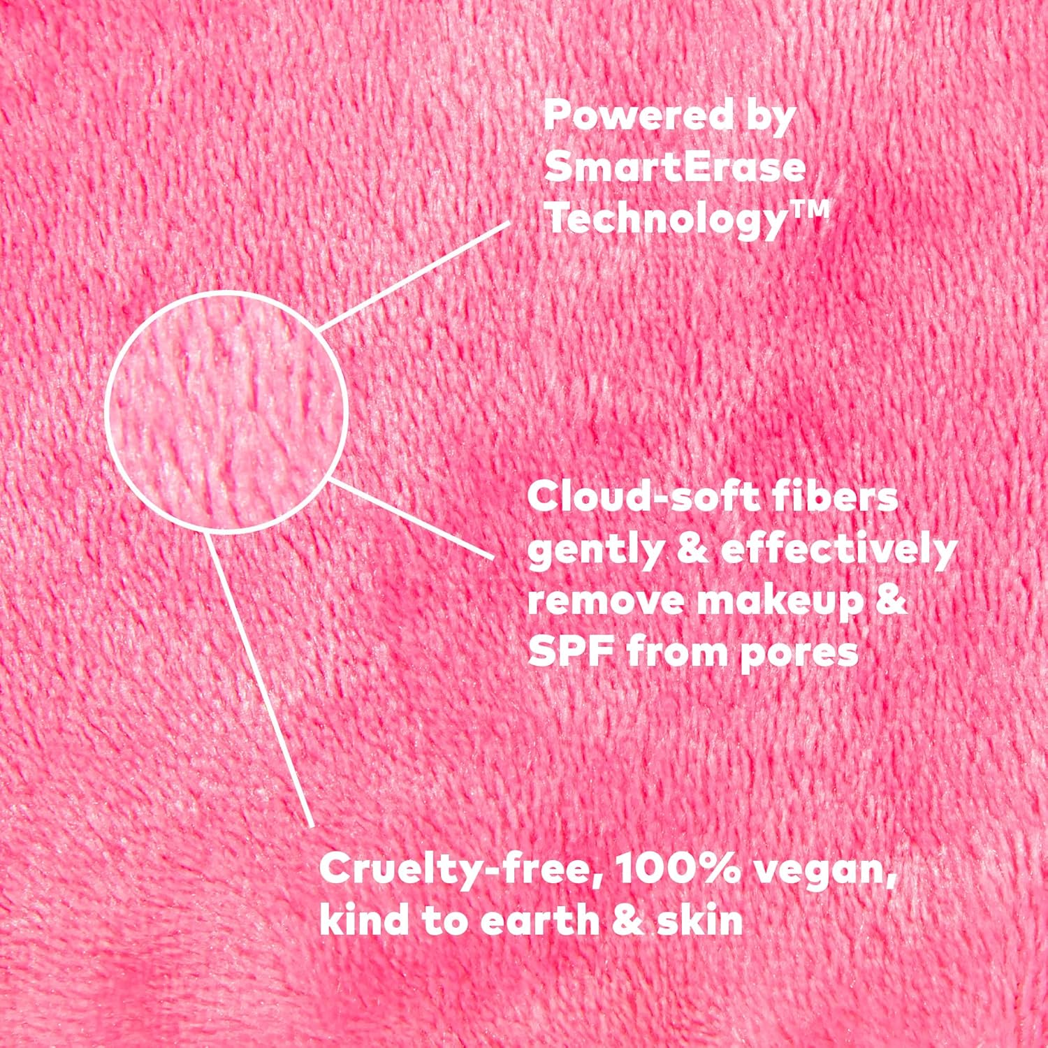 The Original MakeUp Eraser PRO, Effortlessly Remove All Makeup Using Only Water, Including Waterproof Mascara, Eyeliner, Foundation, Lipstick, Sunscreen - Image 4