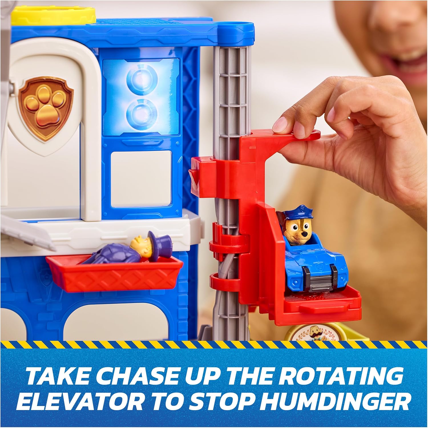 Paw Patrol: Pup Squad, Search & Rescue HQ Playset with Chase Pup Squad Racer, Humdinger Action Figure & Kitty Pal, Kids Toys for Boys & Girls Ages 3+ - Image 4