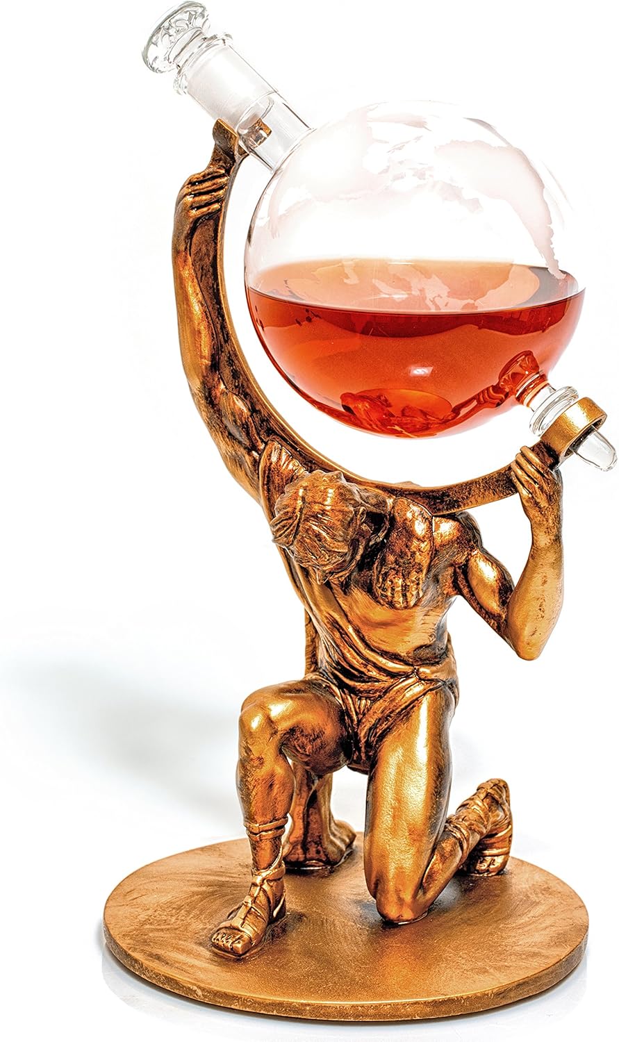 Amazon.co.jp Atlas Etched Globe Liquor Decanter Scotch Whiskey