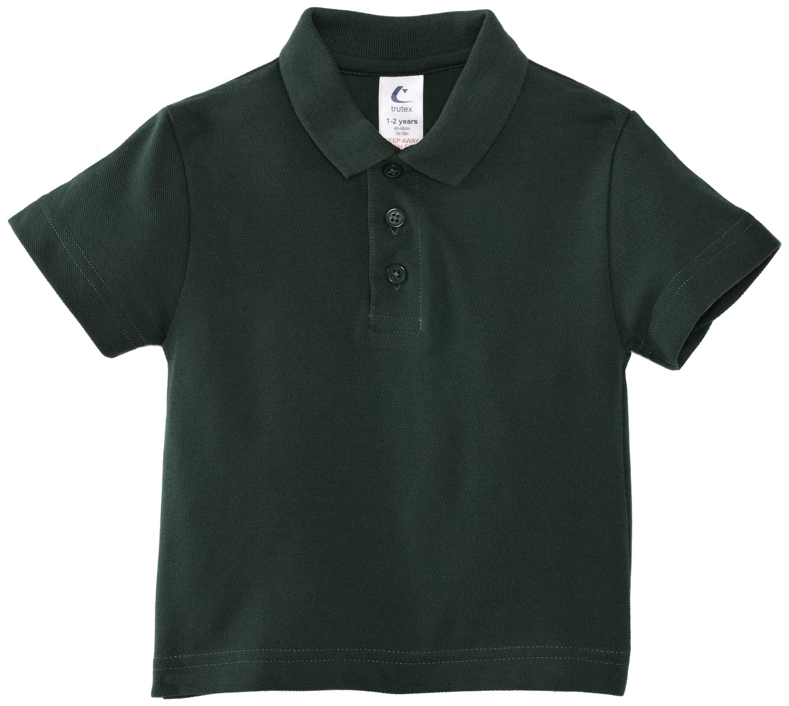 TRUTEX Kids School Polo Shirt - Bottle Green - 3-4 Years