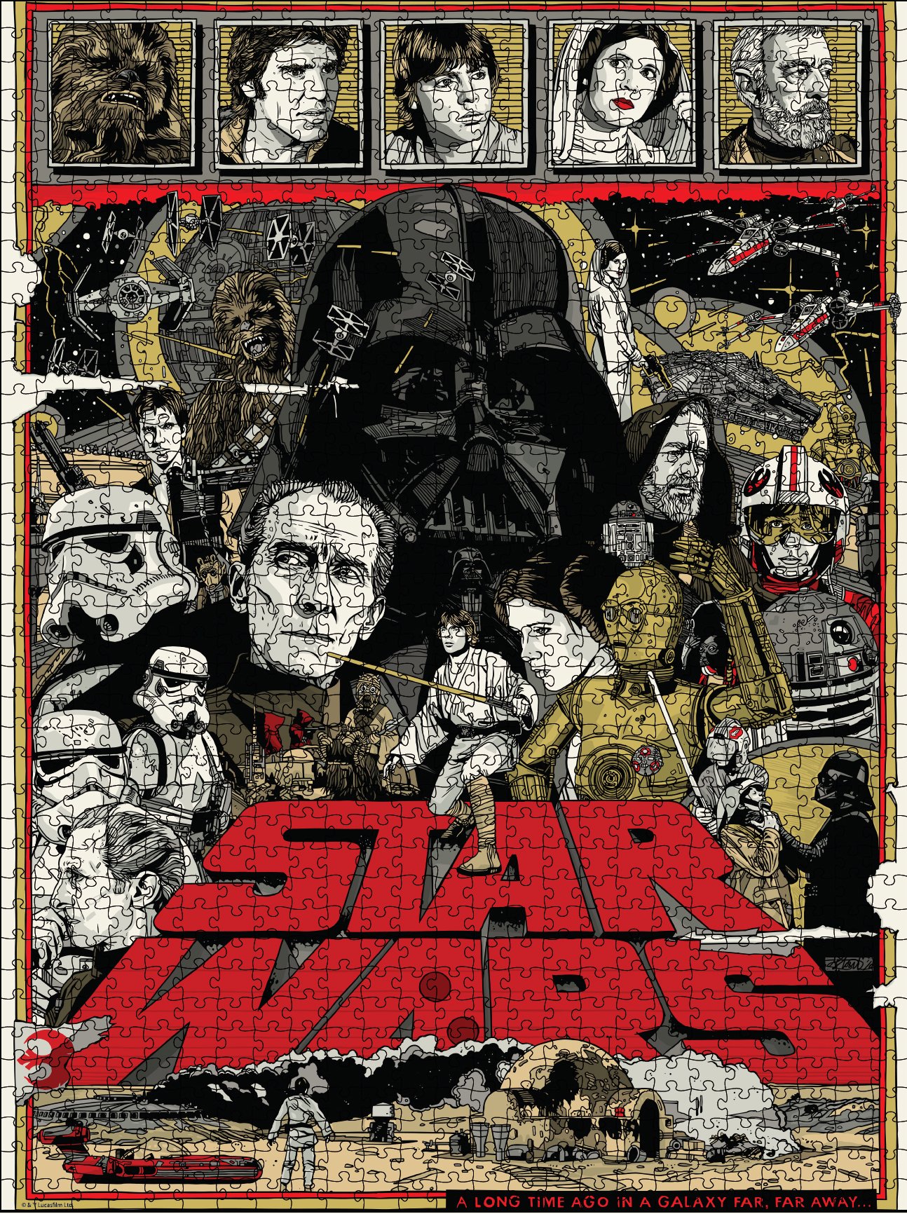 Amazon.com: Star Wars A New Hope Jigsaw Puzzle (1000 Piece) : Toys