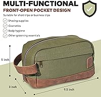 Vista 3 de Neceser para hombre Kit de aseo de viaje para hombres Kit Dopp para hombres Artículos de aseo esenciales de viaje para hombres Kit de afeitado