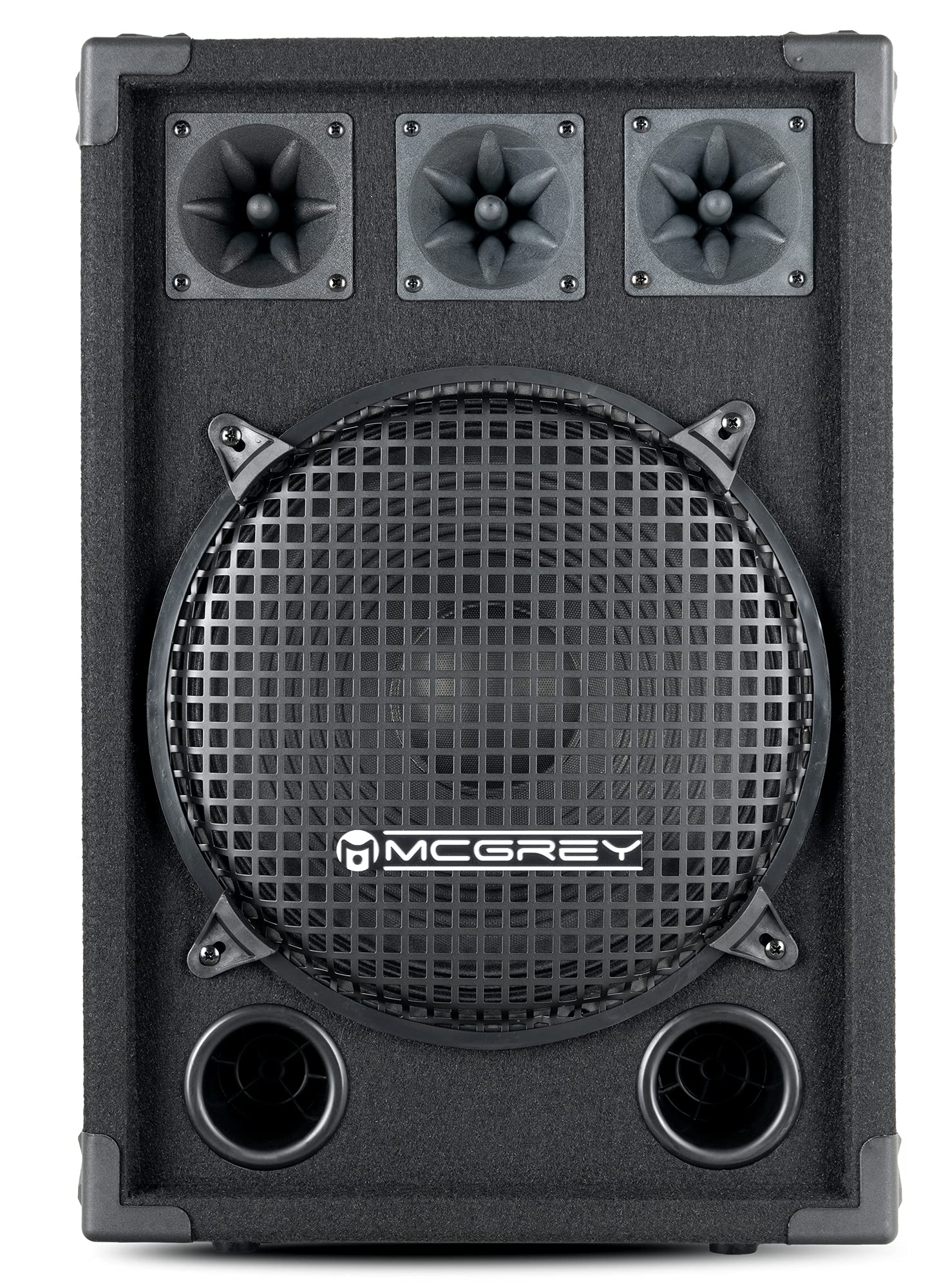 McGrey DJ-1222 DJ PA Lautsprecher Box 30cm 12" Subwoofer 1200W Passiv 2-Wege System Holzgehäuse