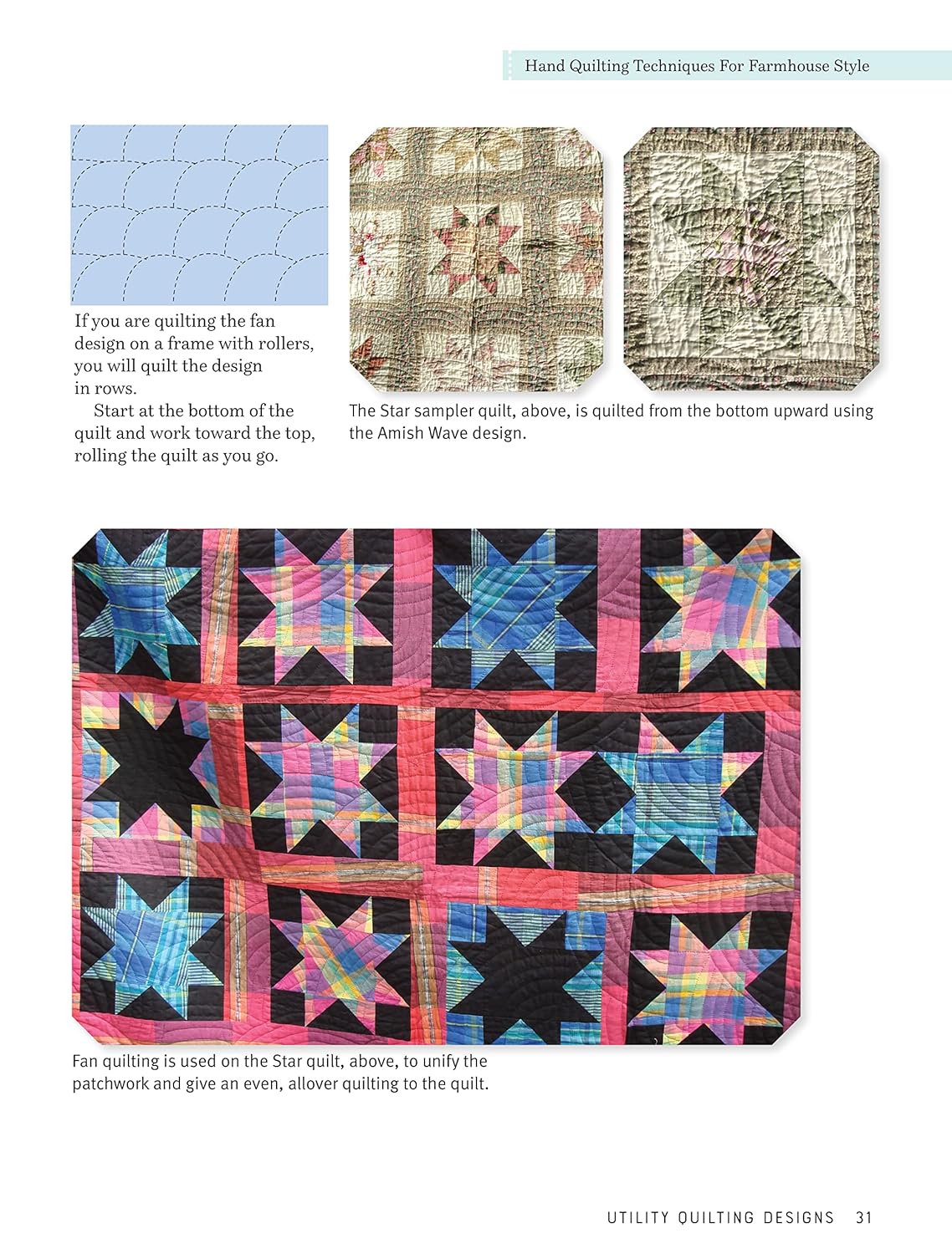 Hand Quilting Techniques for Farmhouse Style: Easy, Stress-Free Ways to Quickly Hand Quilt (Landauer) 32 Utility Designs, 11 Step-by-Step Projects, Stitches, Binding, Finishing, Basting, and More - Image 9