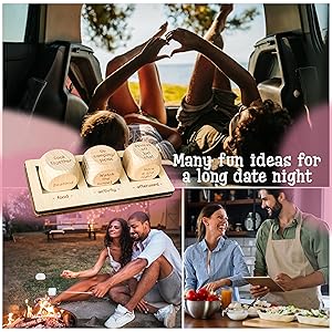 STOFINITY Date Night Dice Game for Adults - Food Decider Dice Games for Date Night Gifts Ideas, Christmas Couple Gifts for Him and Her, Dinner Decision Dice Funny Valentines Day Gifts for Boyfriend