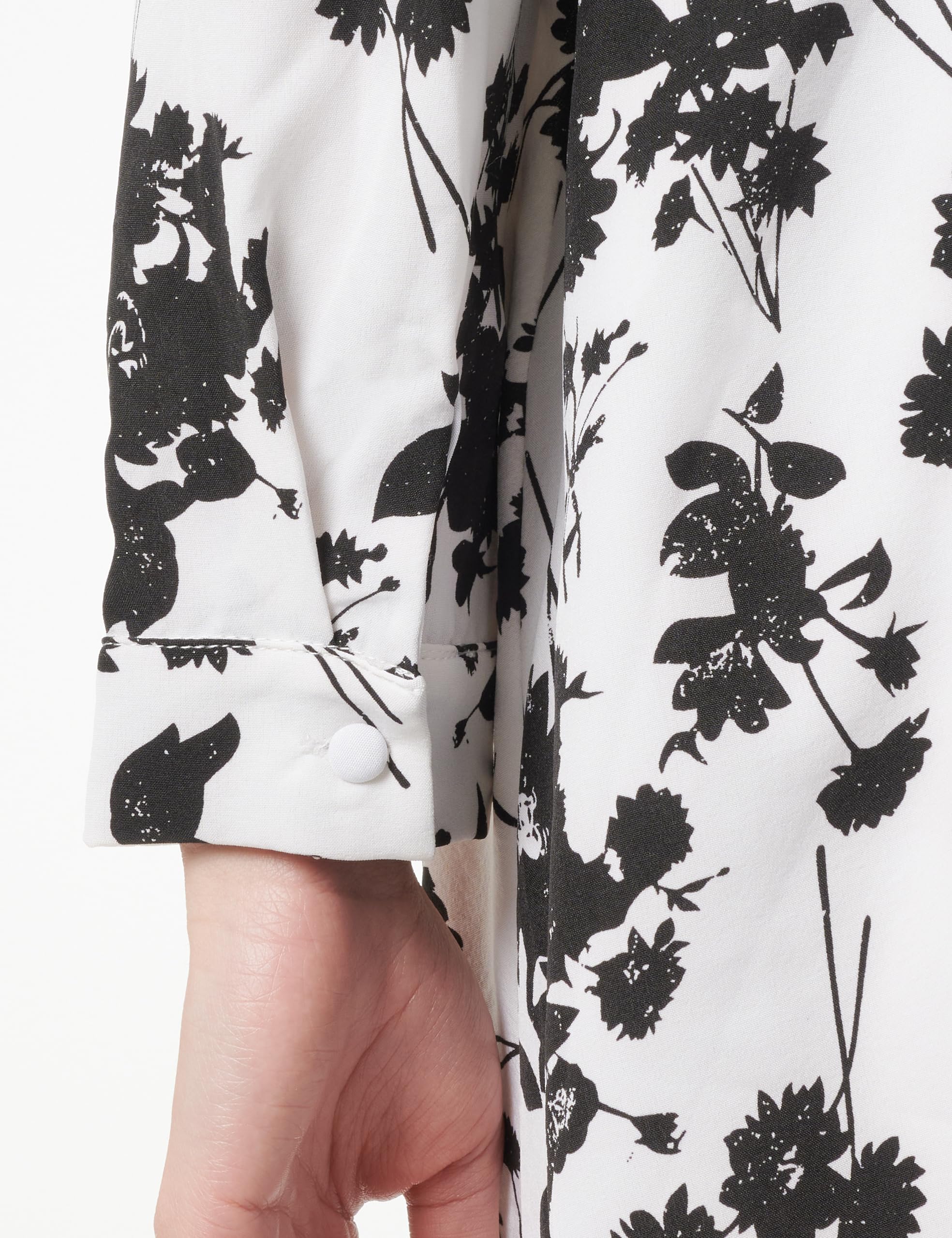 nascita Abito Midi con Stampa Floreale NAN Donna