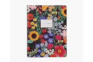 Luxurious 2024 Academic Planner with Golden Accents: Plan Your Year in Style