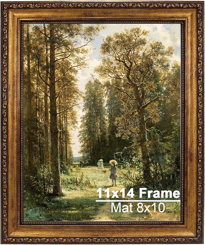 11x14 Vintage Gold Picture Frame