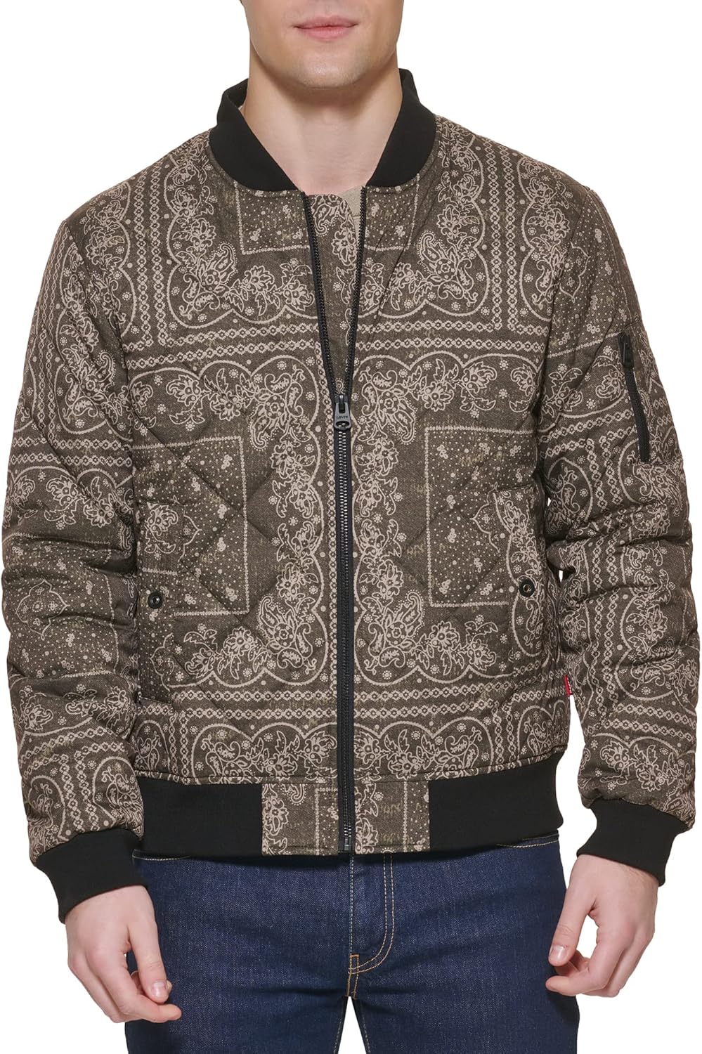 Levi's mens Diamond Quilted Bomber Jacket - Image 5