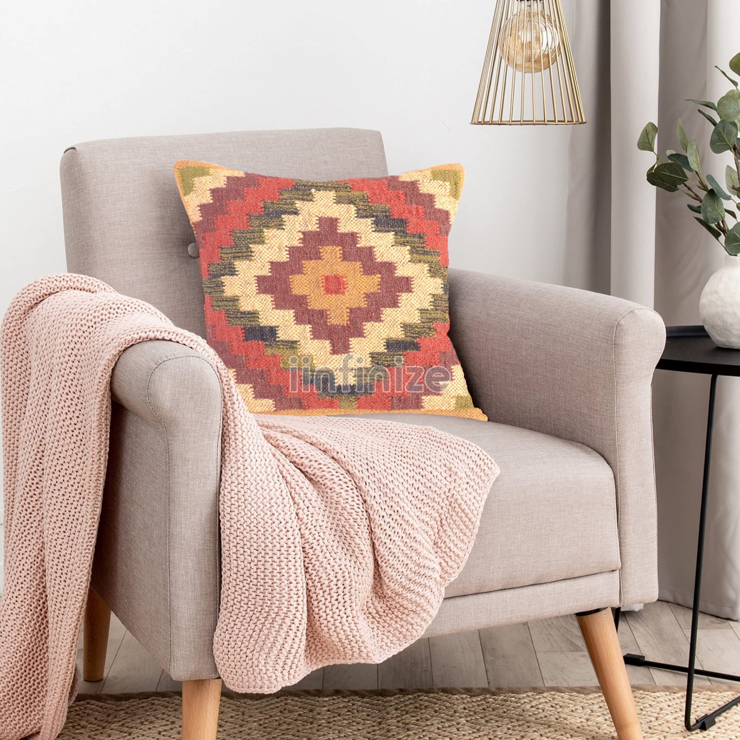 Housse coussin 45x45 robuste et durable pour revitaliser un canapé terne