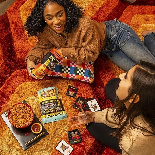 Miniatura 6 de Snak Club x Hot Ones - Mezcla de aperitivos, habanero caliente, aperitivos picantes con maní, pretzels, palitos de sésamo, maíz tostado, anacardos,
