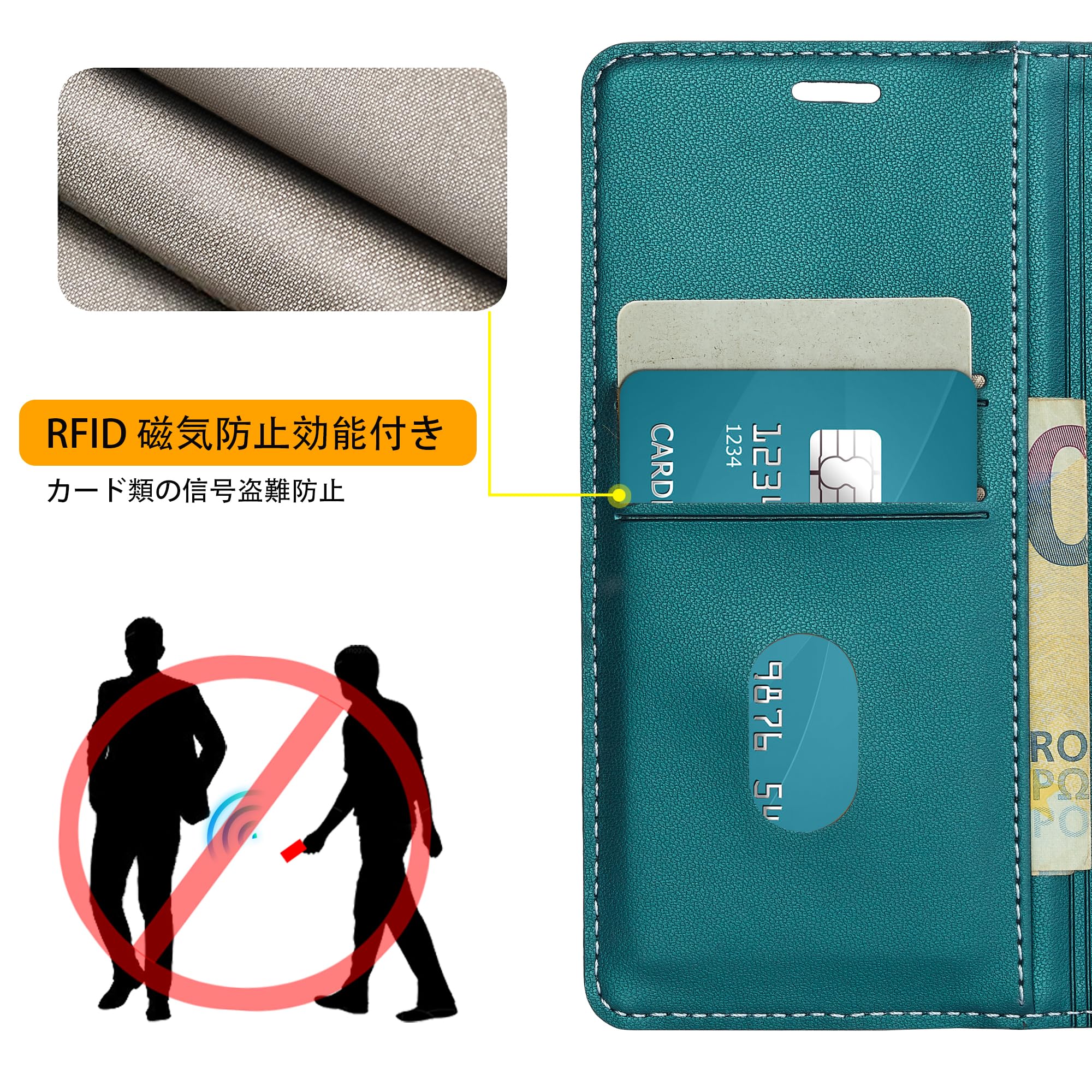 arrows We ダークブルー Amazon.co.jp: Arrows We F-51B/FCG01 手帳型 スマホケース 真珠光沢