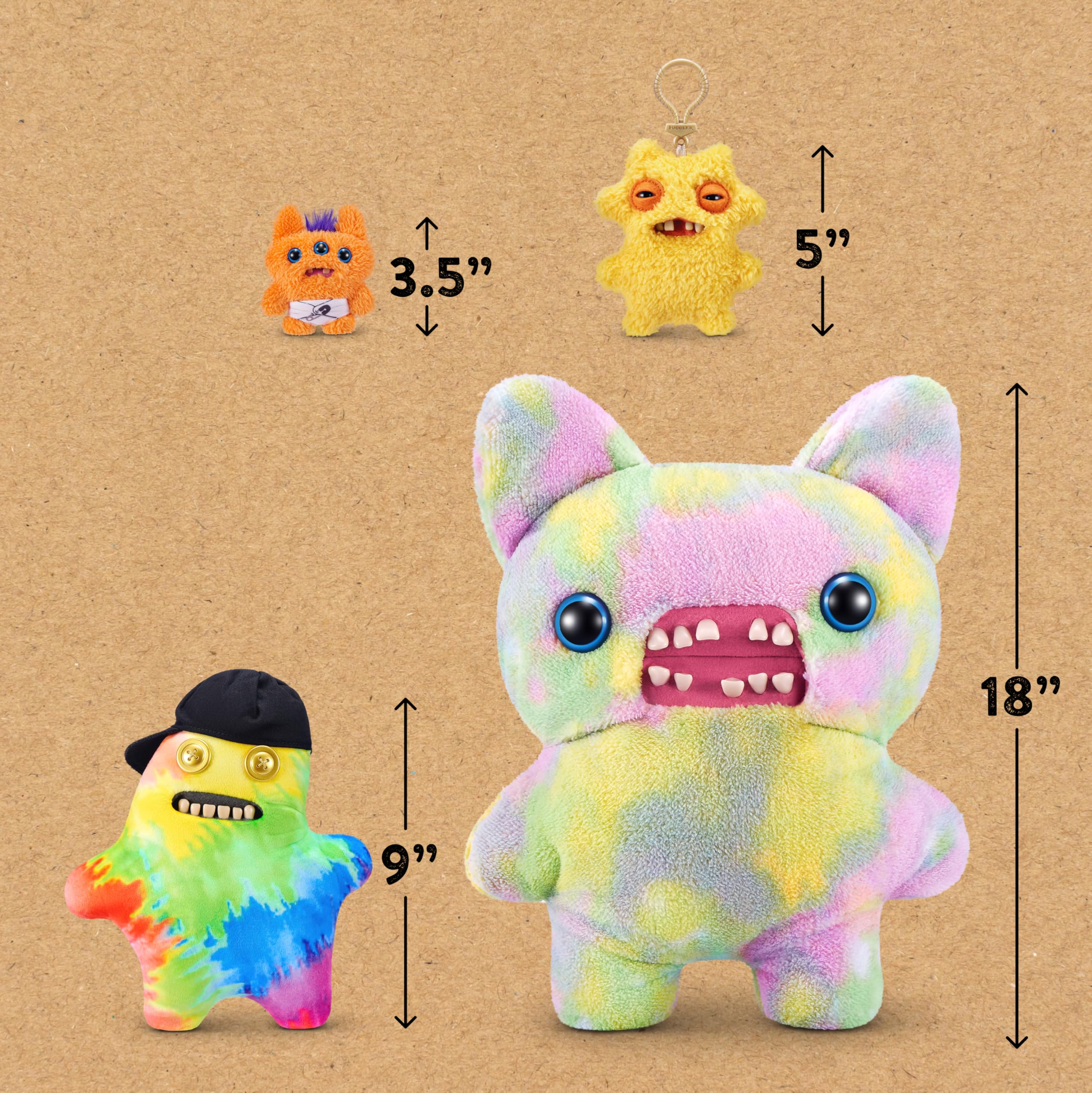 Fuggler 9" CORE-SERIES 1-FUGG LIFE PLUSH 9" (Sir Splodge A Lot)