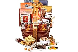 Broadway Basketeers Chocolate Food Gift Basket: Perfect Present for Couples