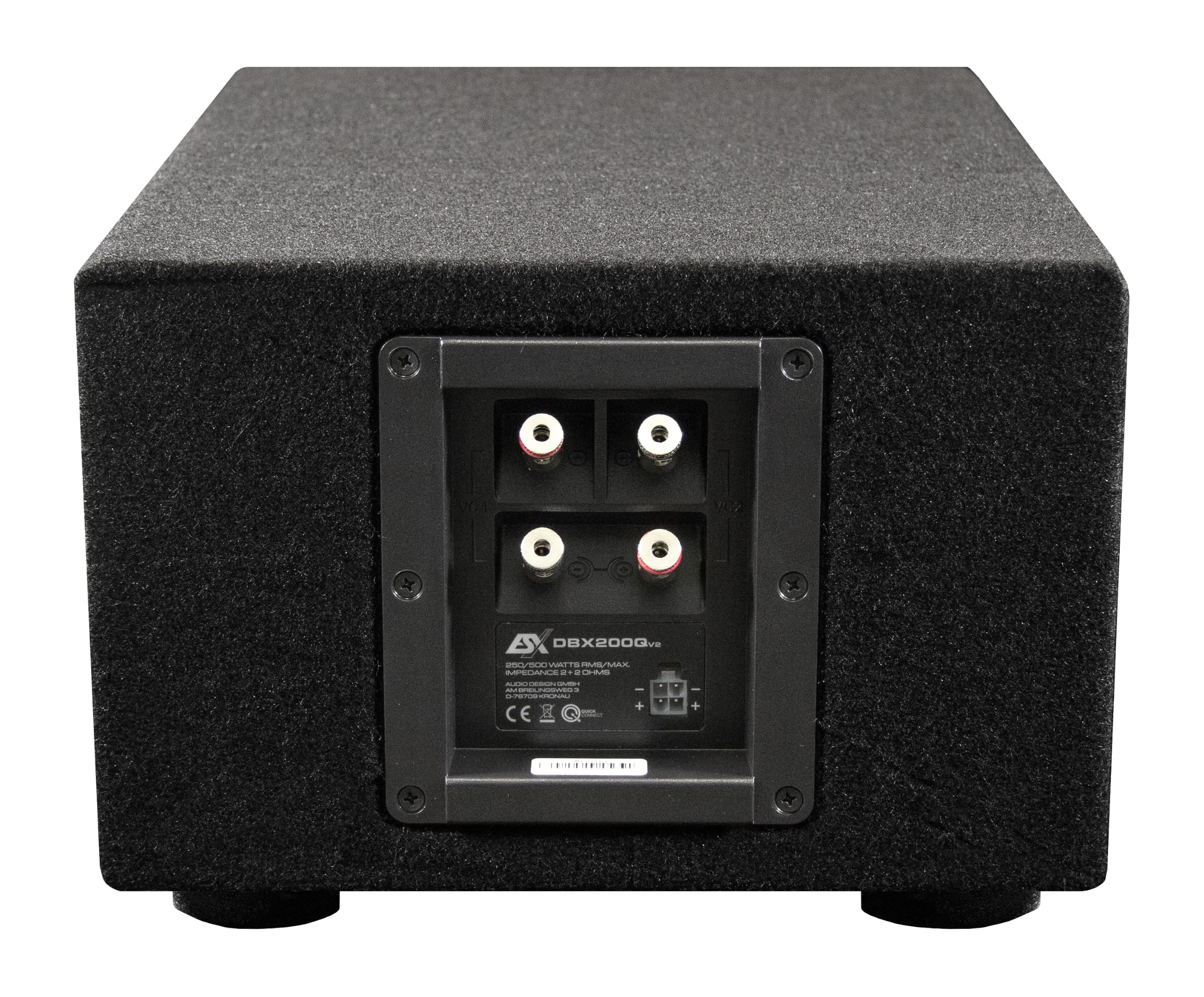 ESX DBX200Qv2-20 cm (8") pasywny subwoofer o mocy maks. 500 W