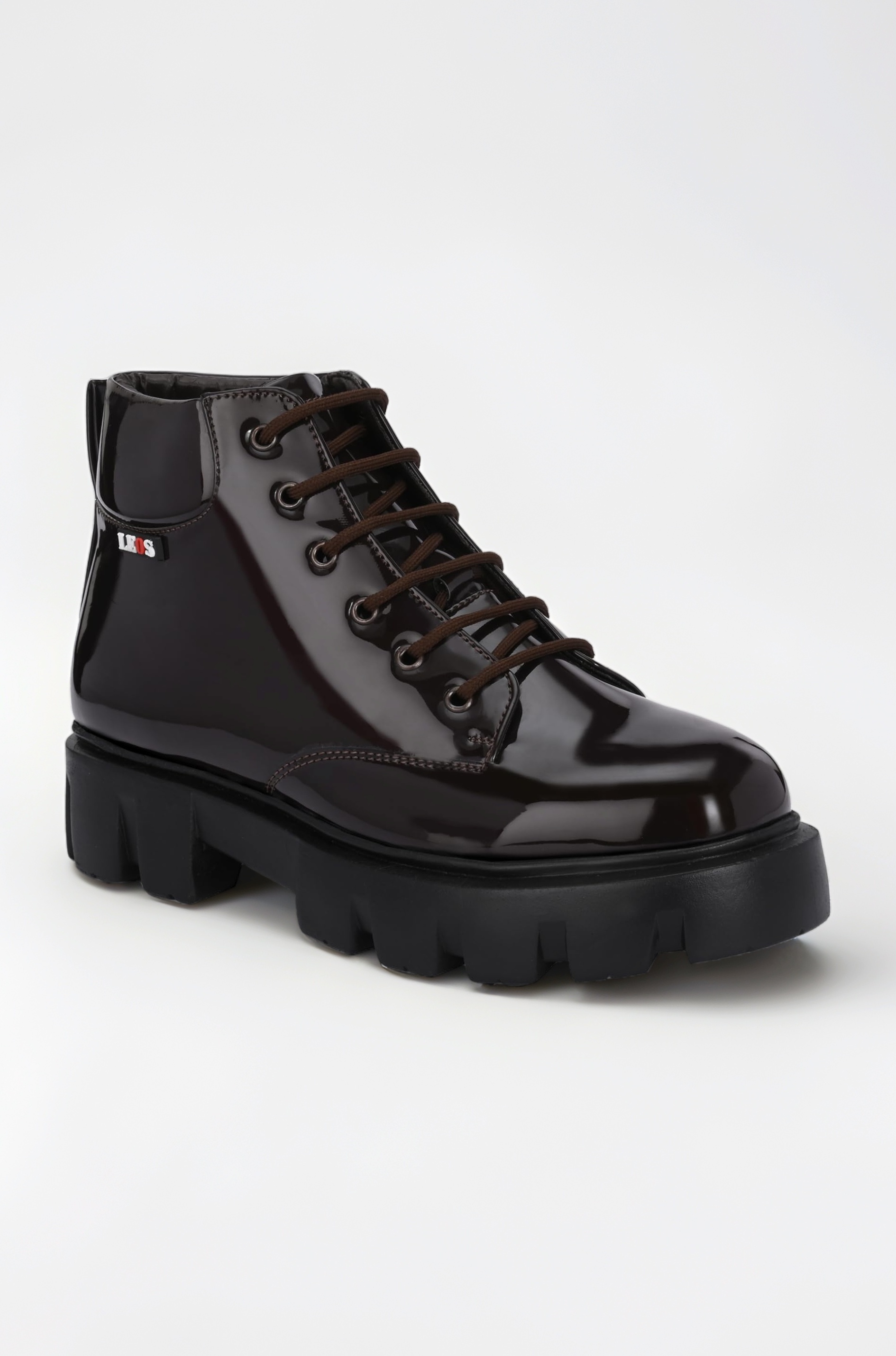 Leo Men's Black Chic and Chunky Comfortable Casual Boots