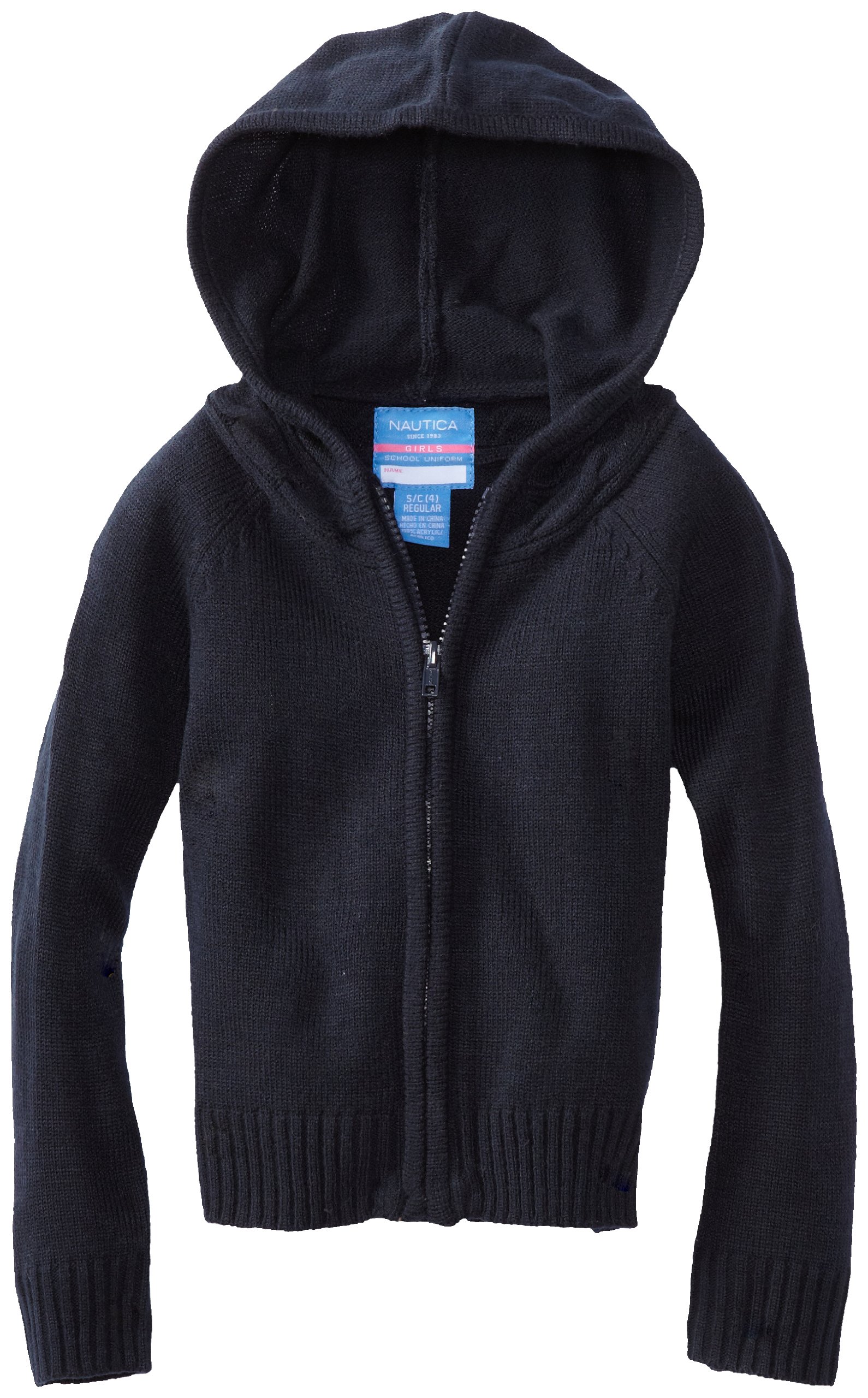 Nautica Girls' Hooded Sweater
