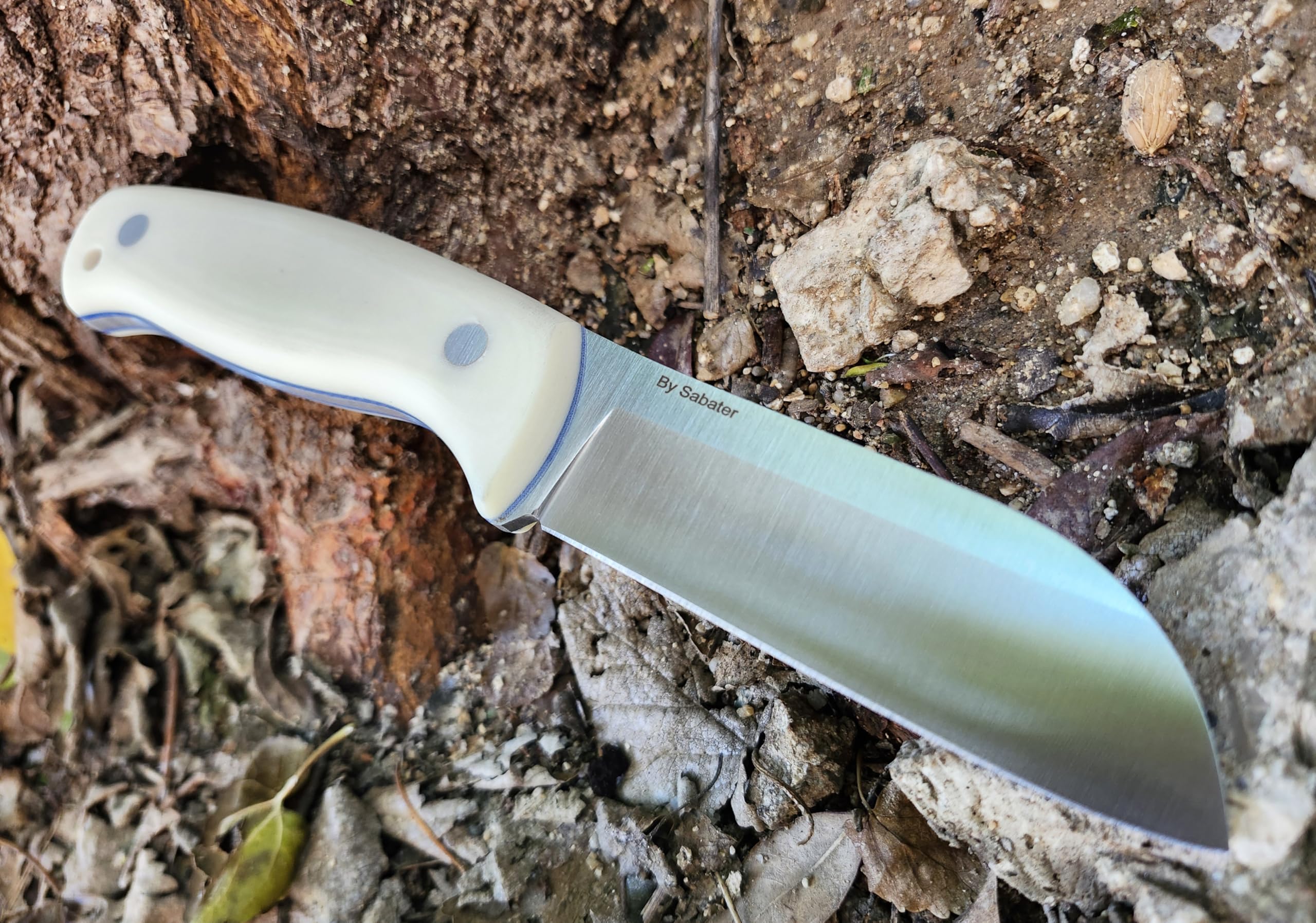 Full Tang Survival-Messer Von J&V WOLF – 14,5 Cm Klinge, Mikarta-Griff, Handgefertigt In Spanien