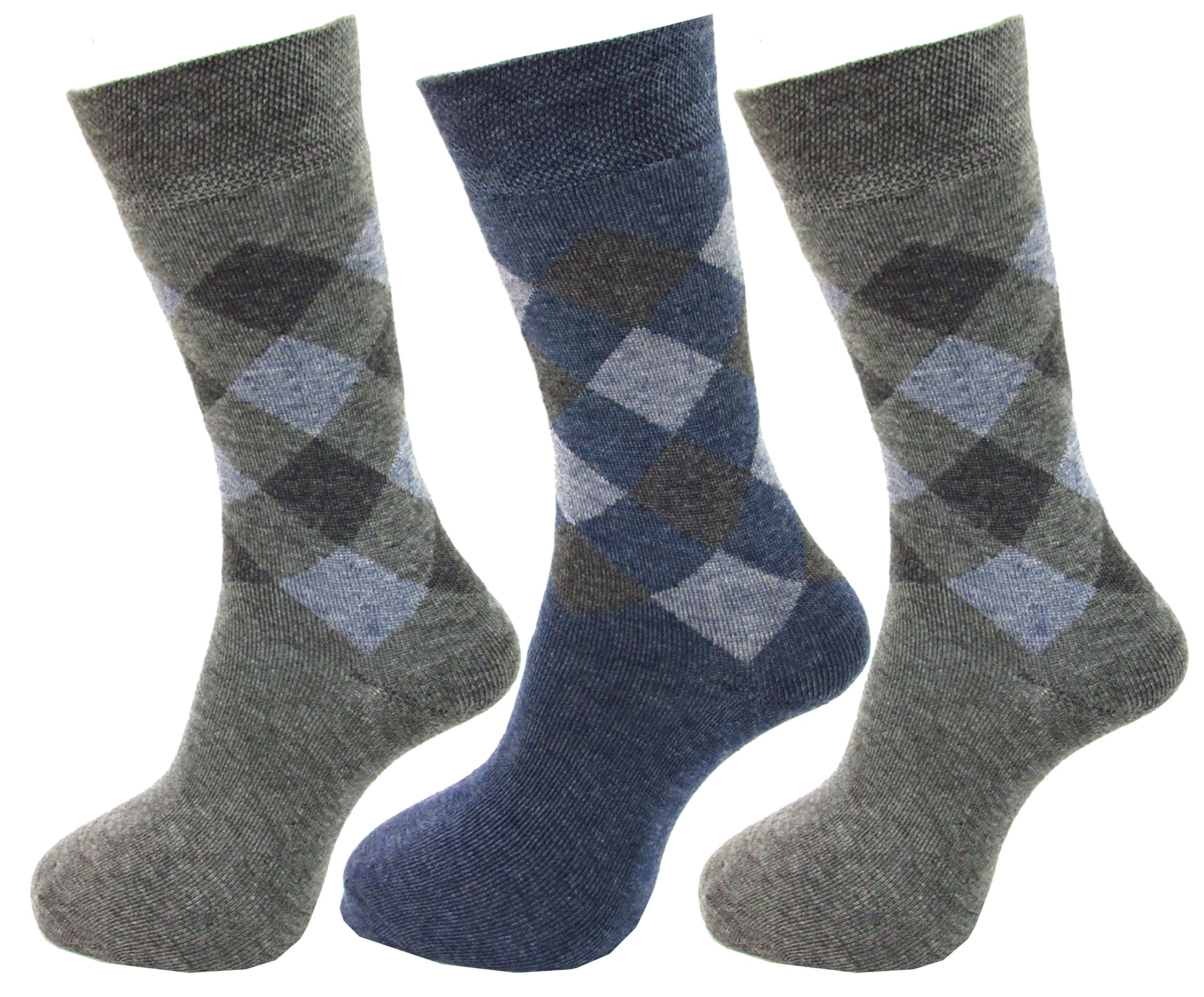 rc. royal class Men's Calf Length Towel Thick Woolen Warm Socks (Multicolour, Free Size) - Pack of 3-picture-36