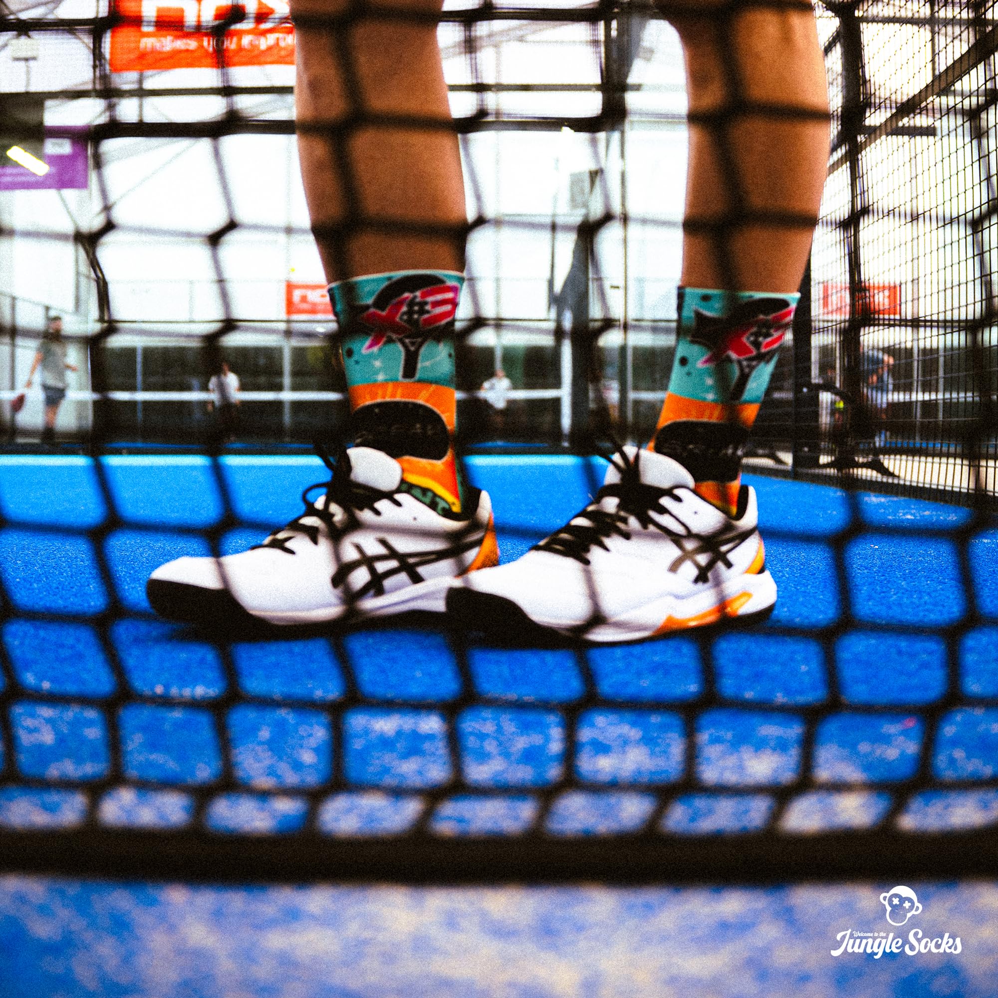 Jungle Socks Padel Series - Calcetines de Alto Rendimiento para Pádel, Transpirables, Compresivos y Reforzados.