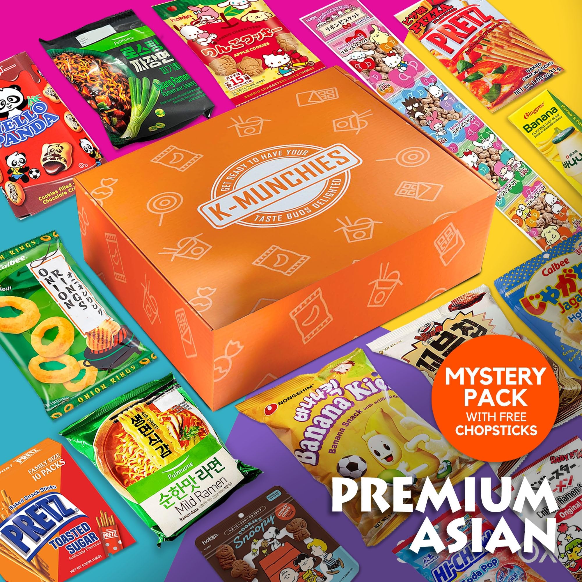 Amazon.com: K-Munchies Asian Snacks Box - Snacks Variety Pack for