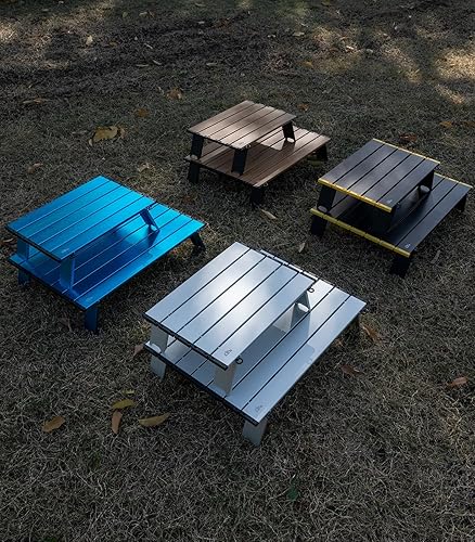Miniatura 8 de iClimb Mini mesa plegable ultraligera y compacta para picnic en la playa con bolsa de transporte
