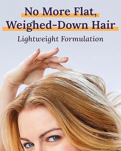 Miniatura 6 de Keranique Juego de champú y acondicionador voluminizador con mousse espesante, kit de volumen enriquecido con queratina para cabello fino, dañado y