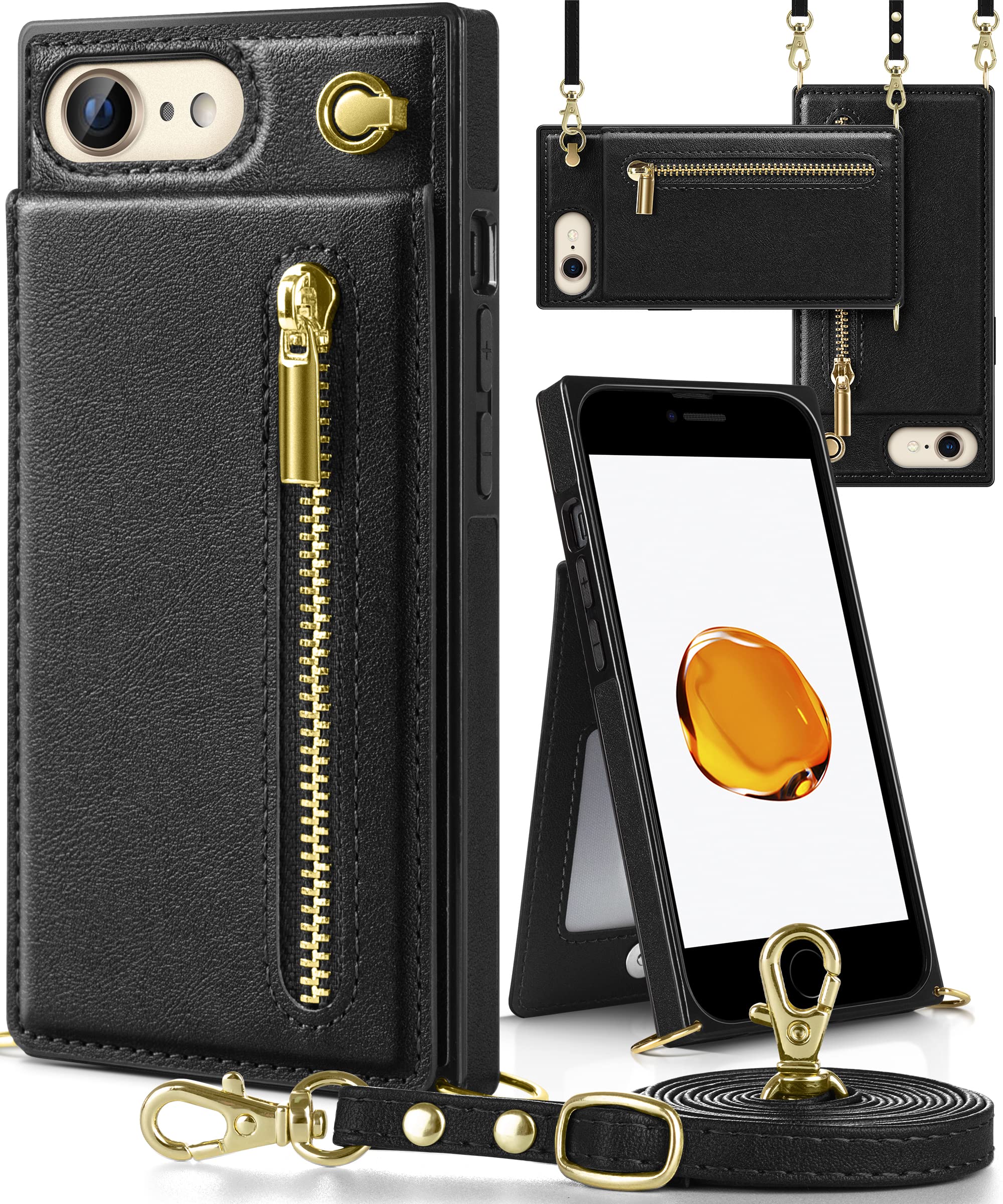 Amazon.co.jp: YIHARA iPhone 6/6S/7/8/SE第1世代 用 ケース 手帳型