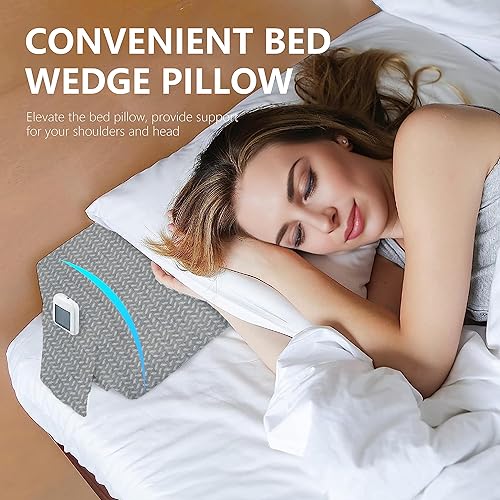 Miniatura 5 de Tapón de almohada de cuña para cama individual, relleno de espacio para colchón con cuña triangular para espacio de cabecera, posición de bolsillo