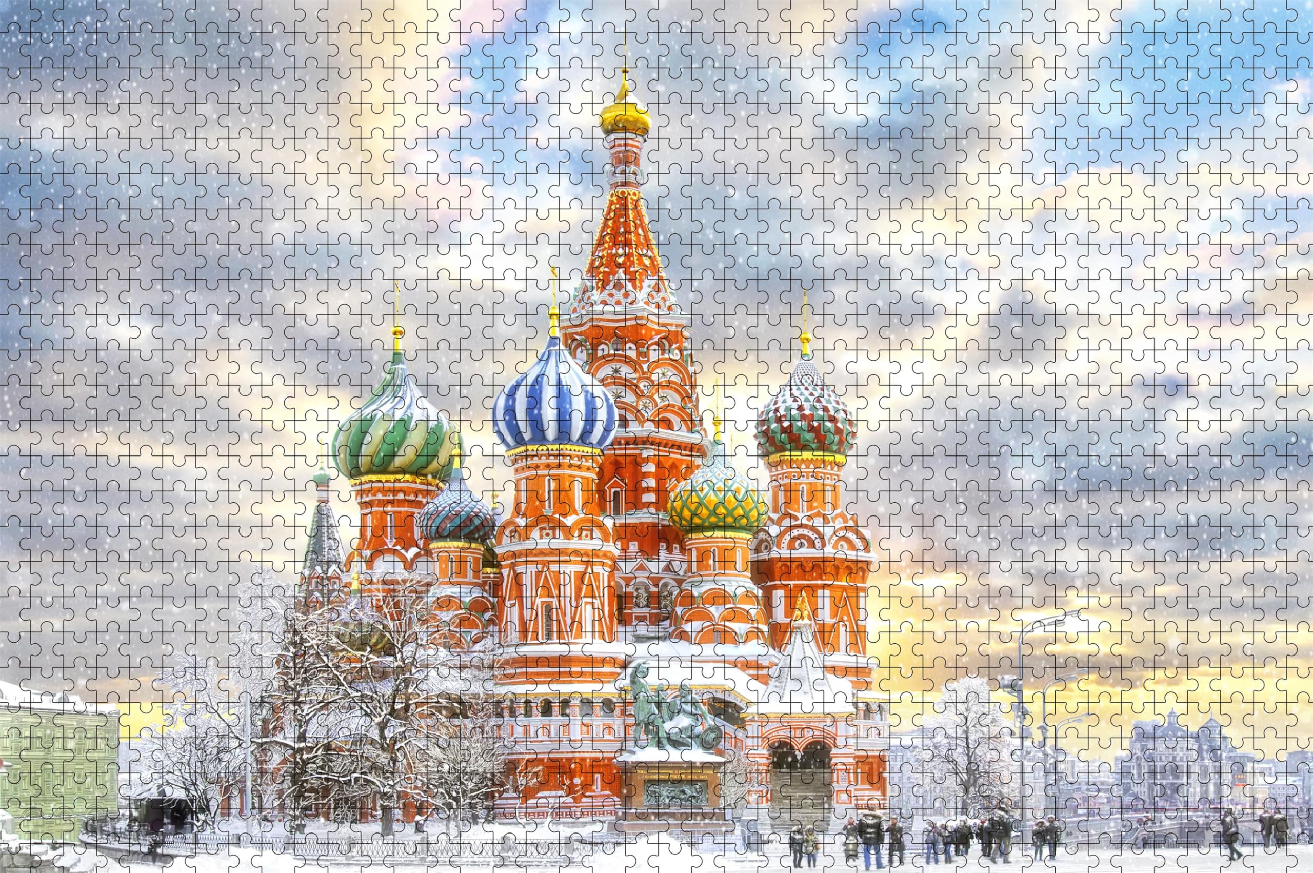 Amazon.com: 1000 Piece Jigsaw Puzzle for Adults - Moscow Russia