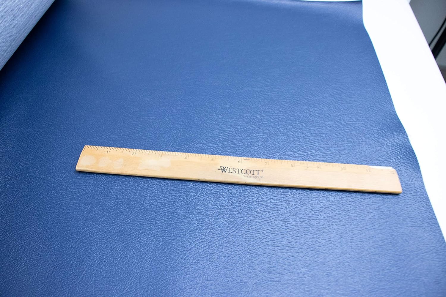 School Bus Seat Vinyl Fabric Thomas Blue 66 Wide 5 Yards Heavy Duty Seating Fabric