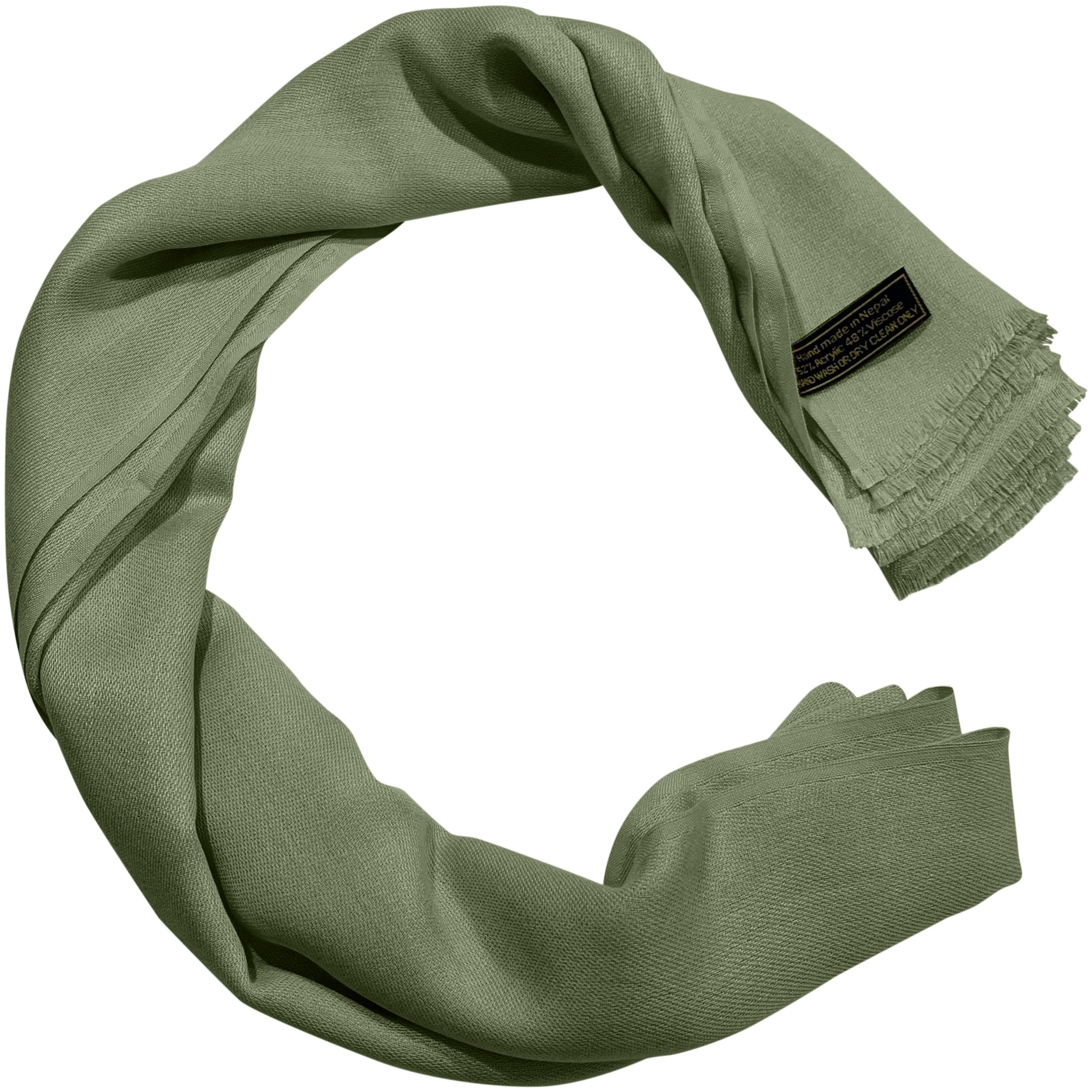 CJ Apparel Einfarbiges Entwurf-Nepalesisch Scialle di Pashmina Donna