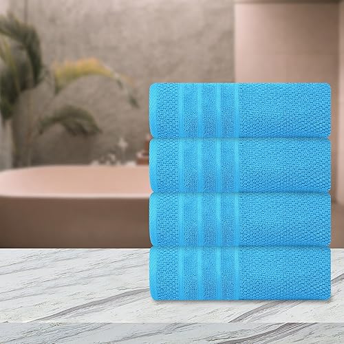 Miniatura 3 de Toallas de baño de lujo, 100% algodón, ultra suaves, de felpa, gruesas, esponjosas, absorbentes, de secado rápido, para el hogar, gimnasio, piscina,
