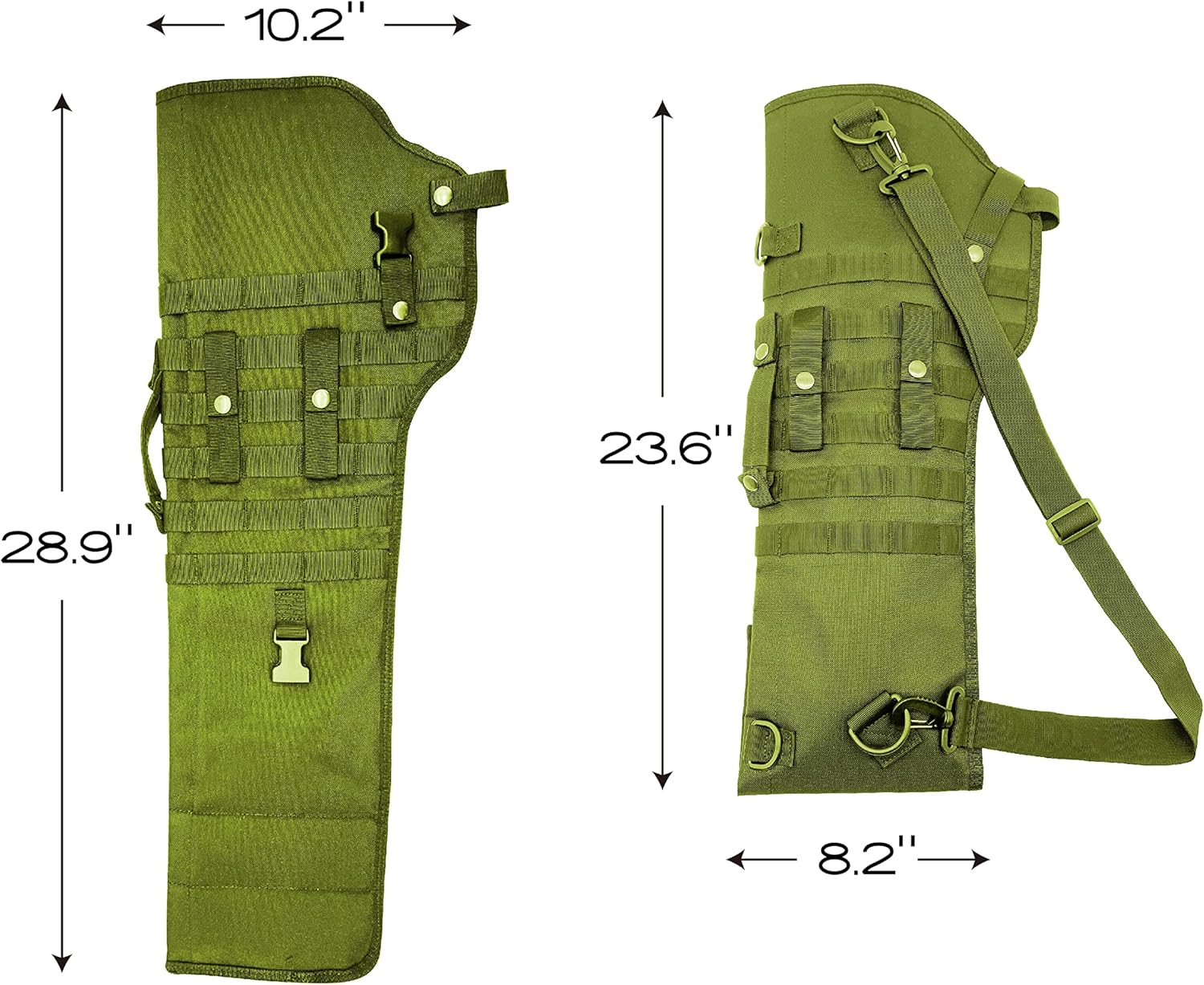 TaktZeit Shotgun Scabbard Tactical Rifle Scabbard Adjustable Shoulder Strap