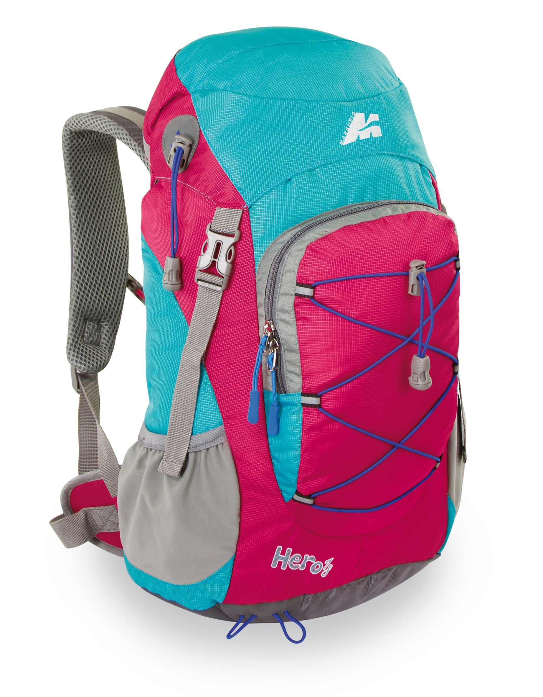 Marsupio® Hero 18 L Mochila de Trekking para Niños (18 litros Acampa Recorrido Caminatas Cubierta Lluvia Silbato)