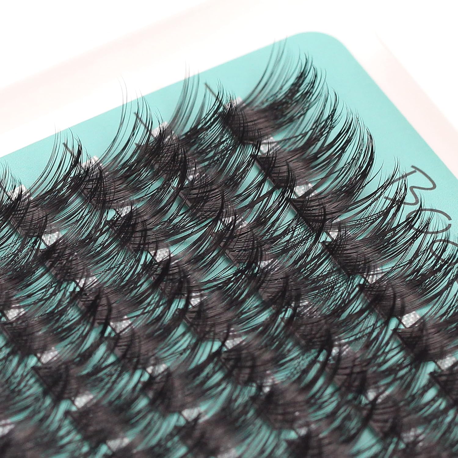 Bodermincer D Curl Large Tray 16 Rows 192 Cluster Eyelashes Individual Extension (12mm)