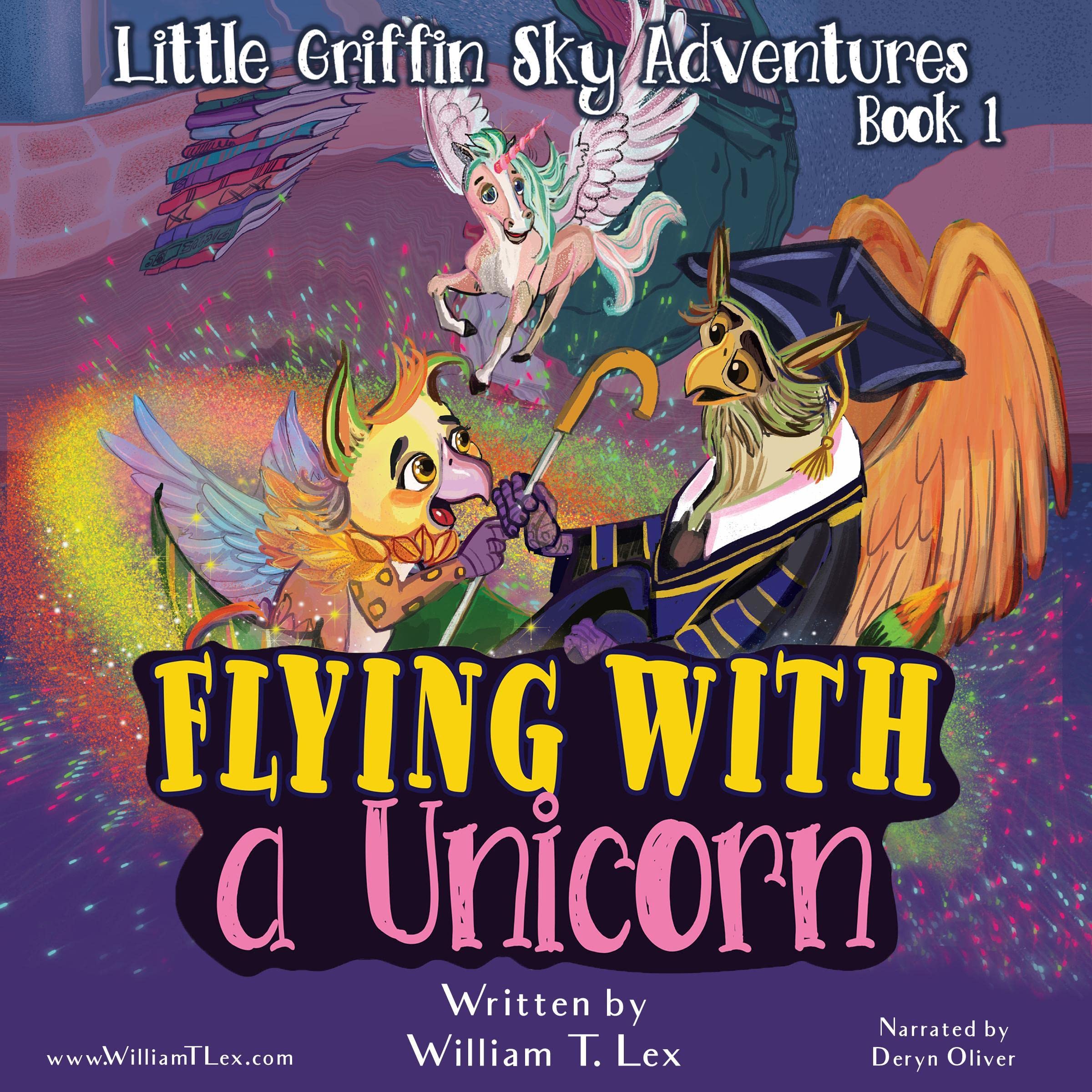 Cover art for Flying with a Unicorn