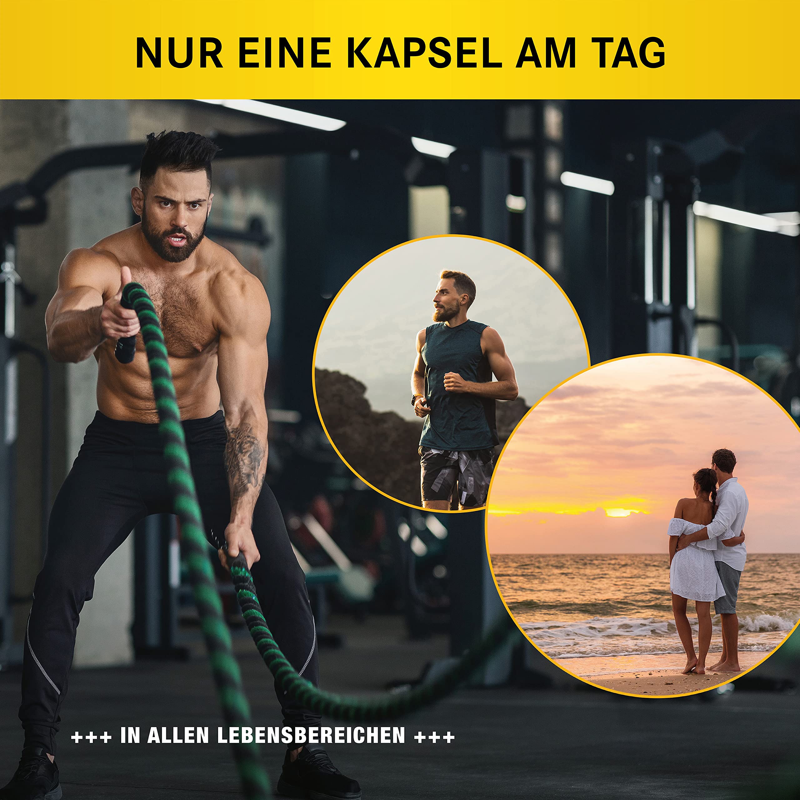 MACA Kapseln hochdosiert | Aus der Apotheke | Für den Mann | Das Original MACA aus Peru | 6000 mg pro Tag | Monatsversorgung für die Männer 30 Kapseln | Vegan | Made in Germany