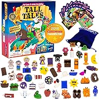 Vista 1 de SCS Direct, Tall Tales - Juego de mesa y expansión (juego de 93 piezas) – Juego educativo de contar historias con tarjetas de historia y piezas