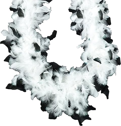 Miniatura 2 de TOUCH de la naturaleza 36808 Chandelle Boa, color blanco con negro consejos