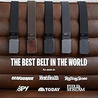 Vista 6 de Groove Life - Cinturón de nailon elástico para hombre con hebilla magnética de aluminio